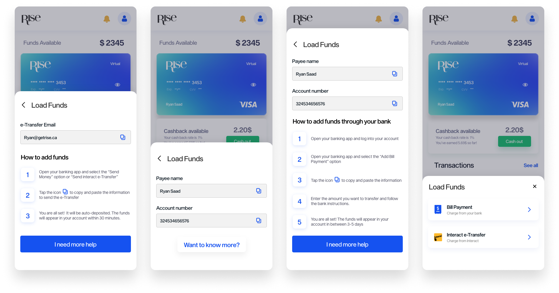 Safe way to load funds